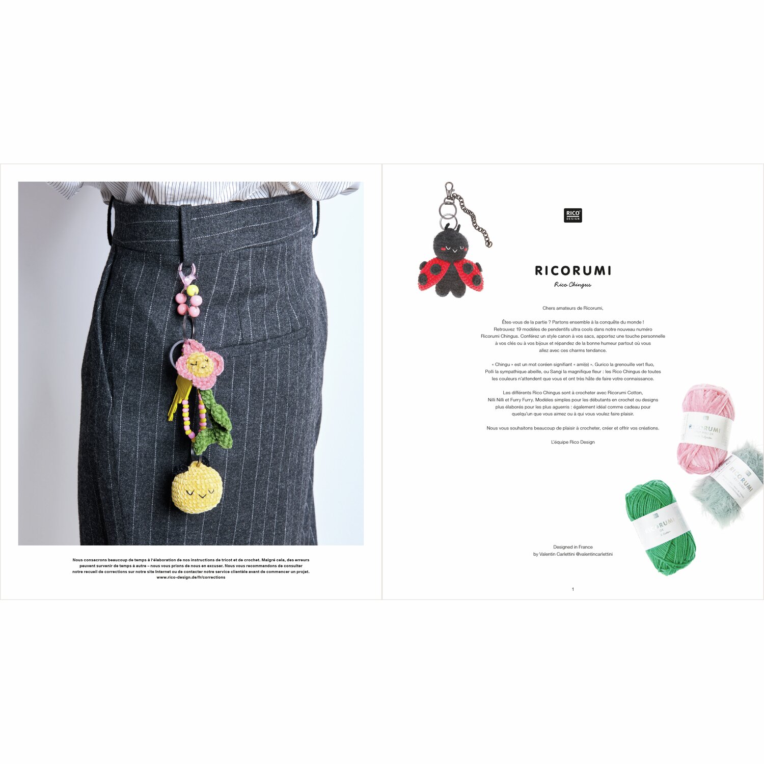 Ricorumi Rico Chingus Sprachauswahl französisch von Rico Design