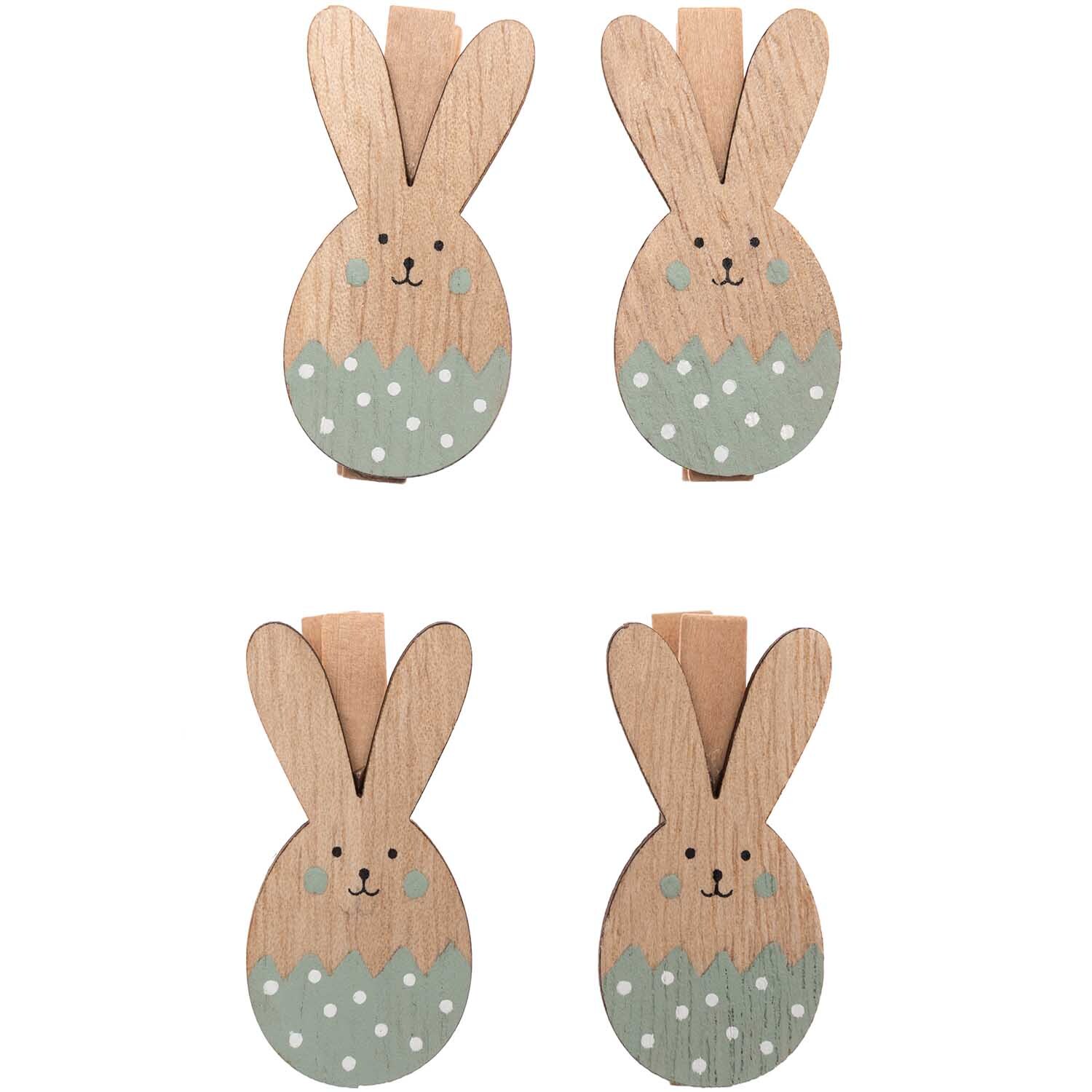 Dekoklammern Osterhase 4 Stück