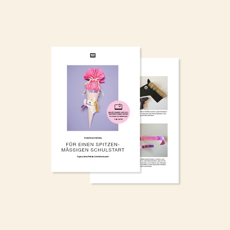 Auszug aus Bastelanleitung für Schultüte