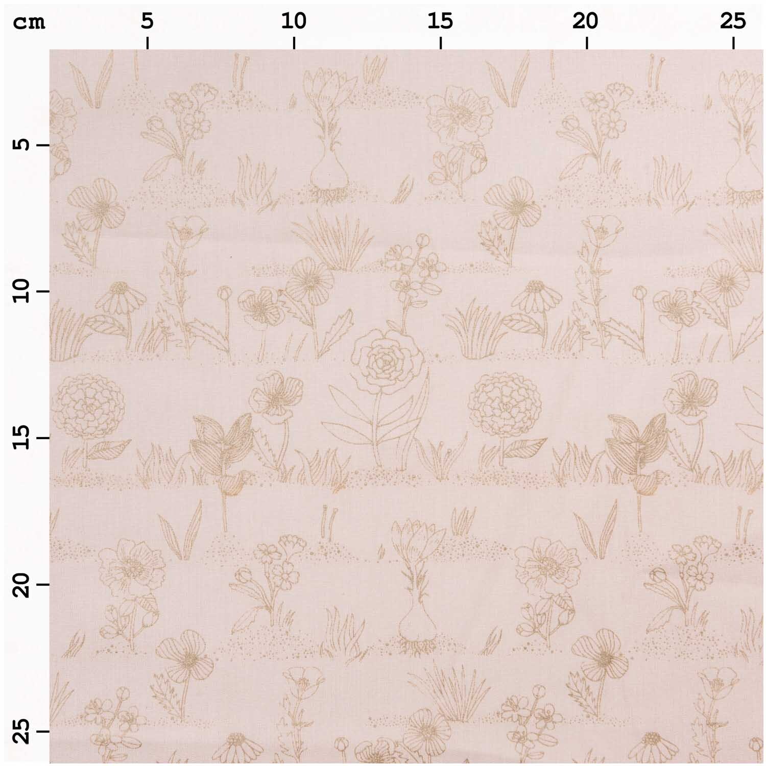 Druckstoff Hygge Pflanzen puder-metallic 50x140cm Druckstoff Hygge Pflanzen puder-metallic 50x140cm