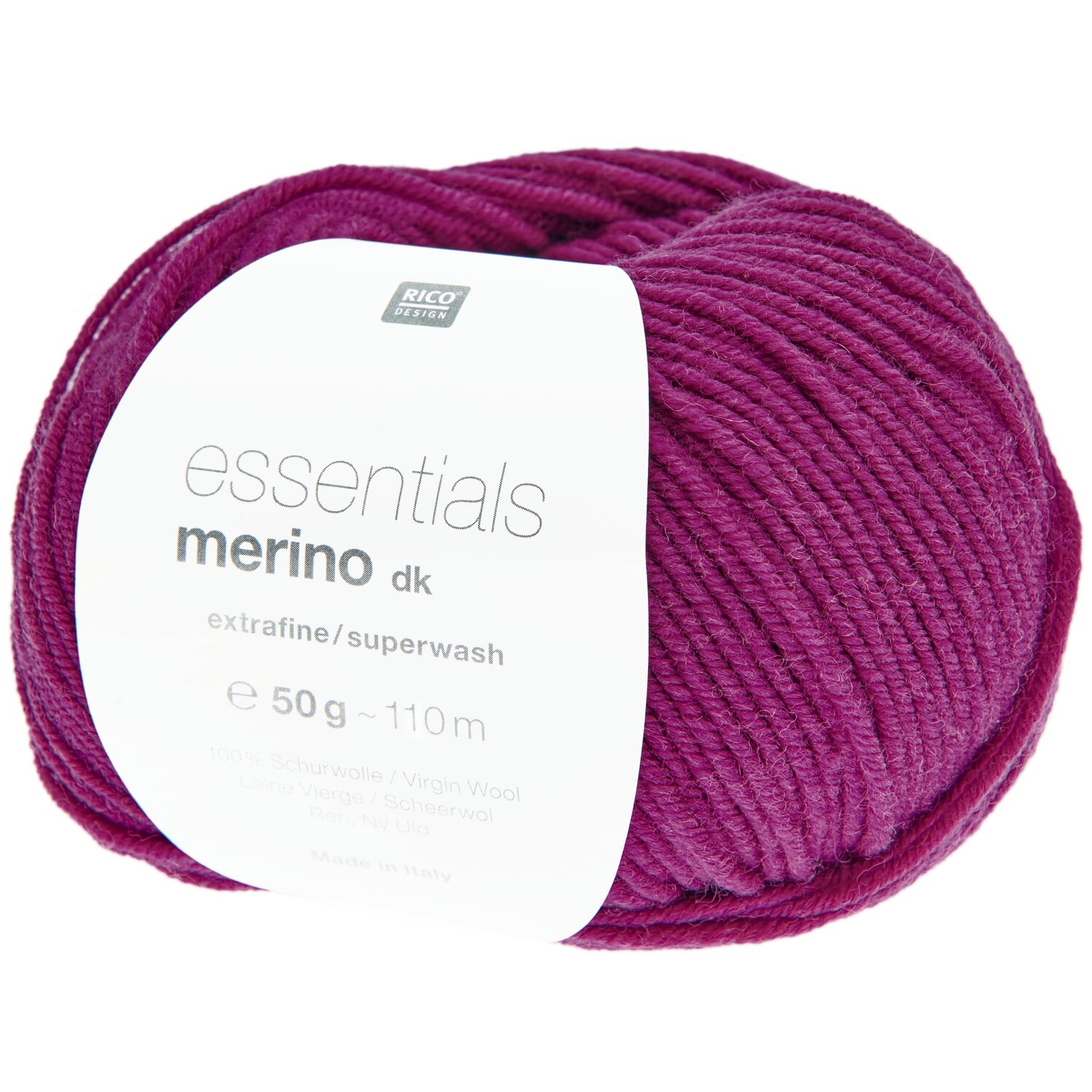 Essentials Merino dk 50g 110m Farbe Beere von Rico Design