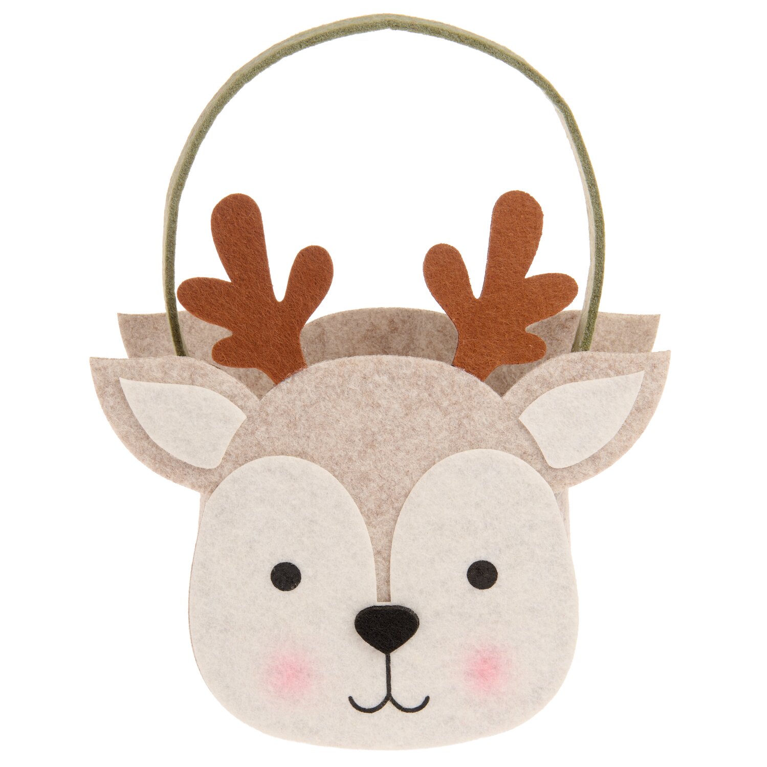 Filzkorb Hirsch Grau 17x22x6,7cm von Rico Design