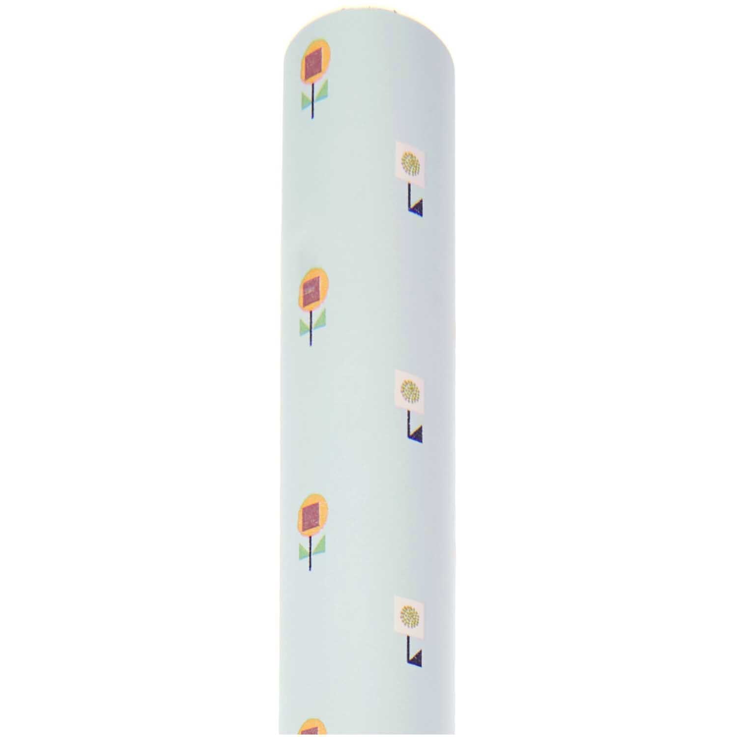 Geschenkpapier Blumen Blau Geschenkpapier Blumen Blau