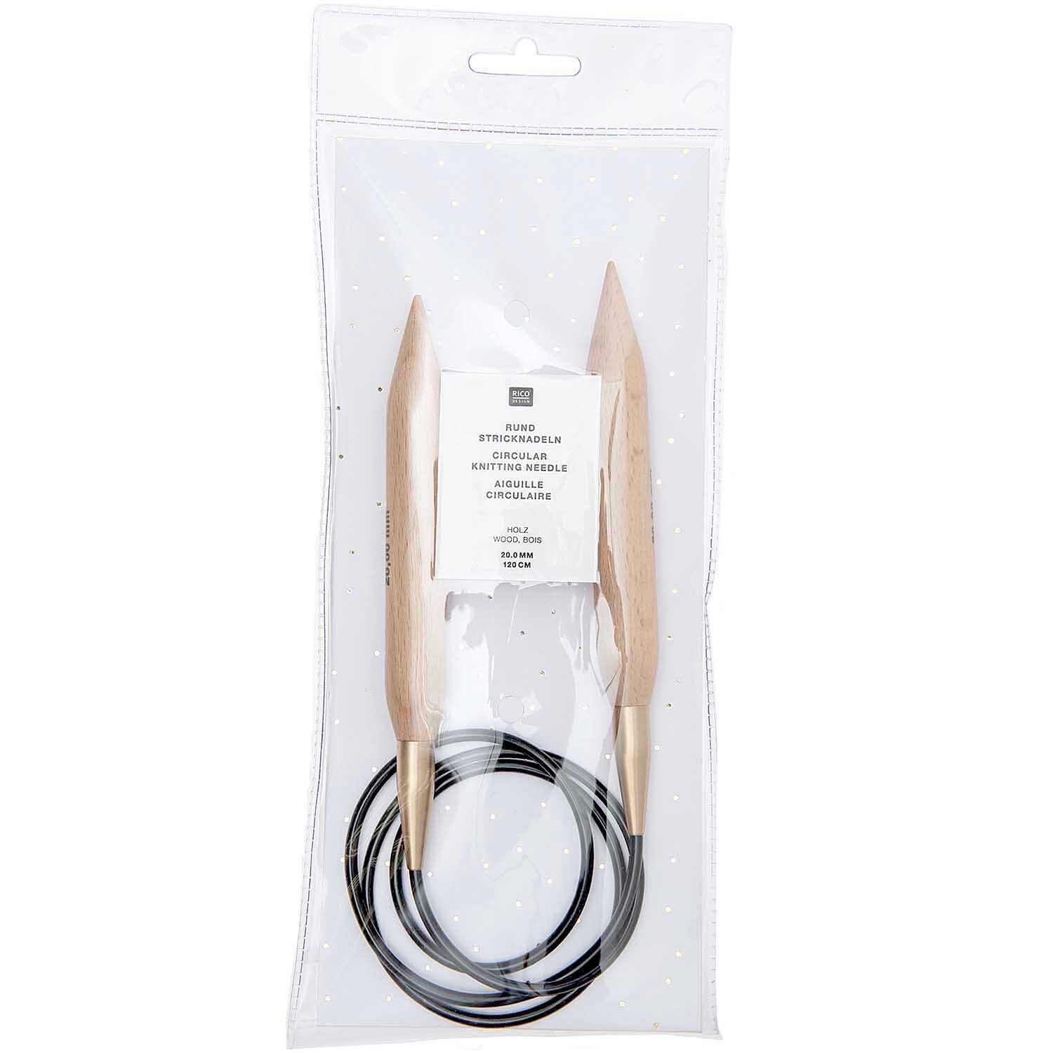 Rundstricknadel 120cm Buche