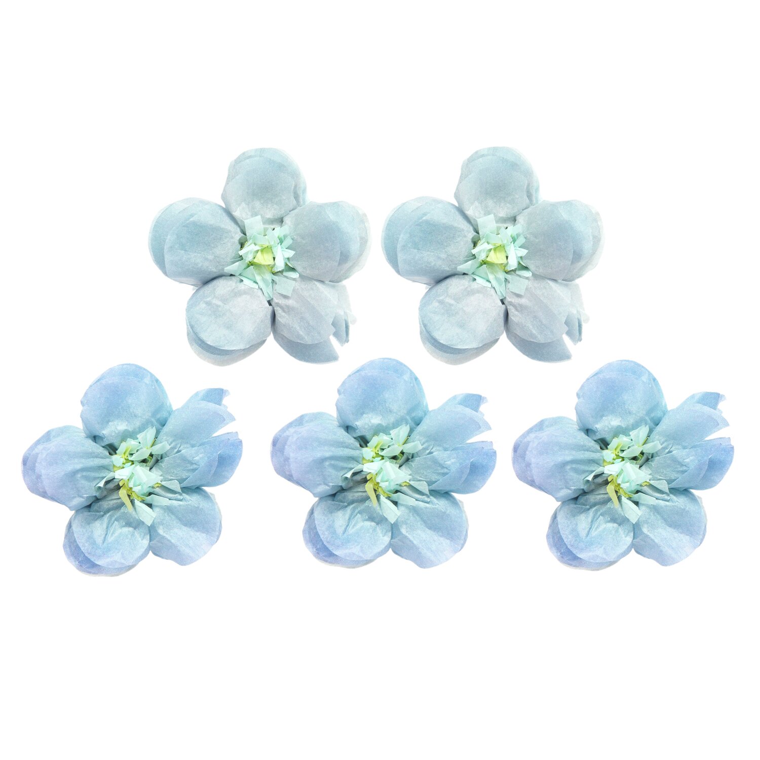Seidenpapierblumen Vergissmeinnicht 7cm