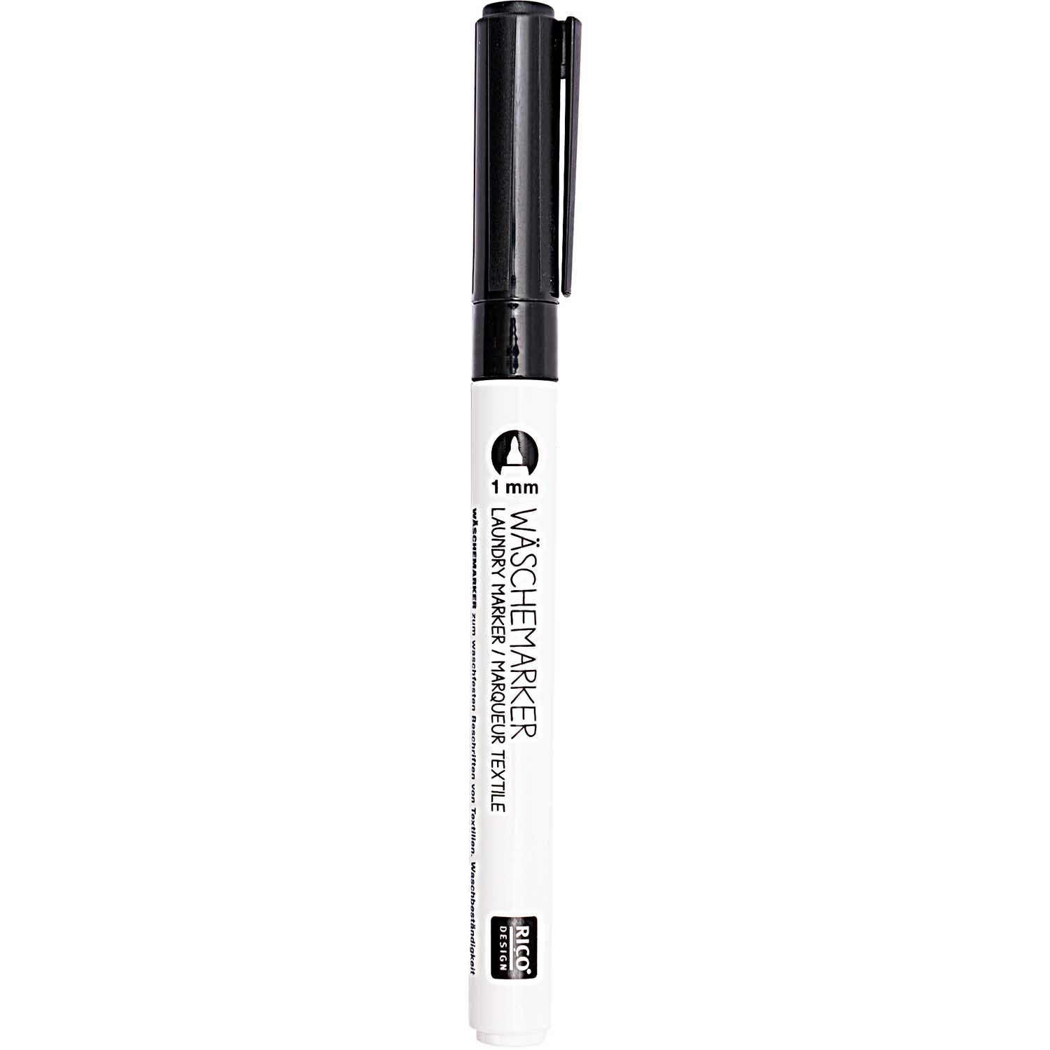 Wäschemarker schwarz 1mm