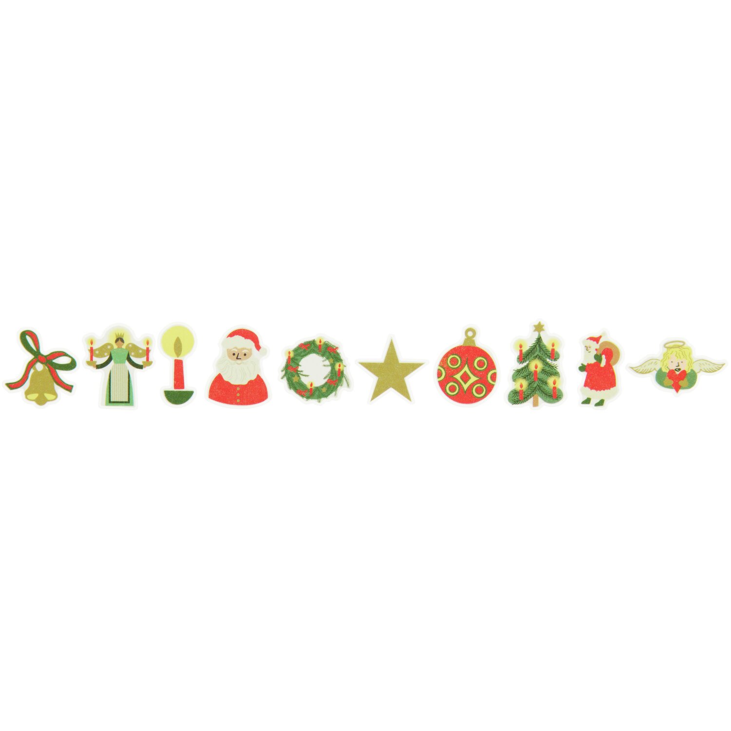 Washi Sticker Santa 200 Stück von Rico Design