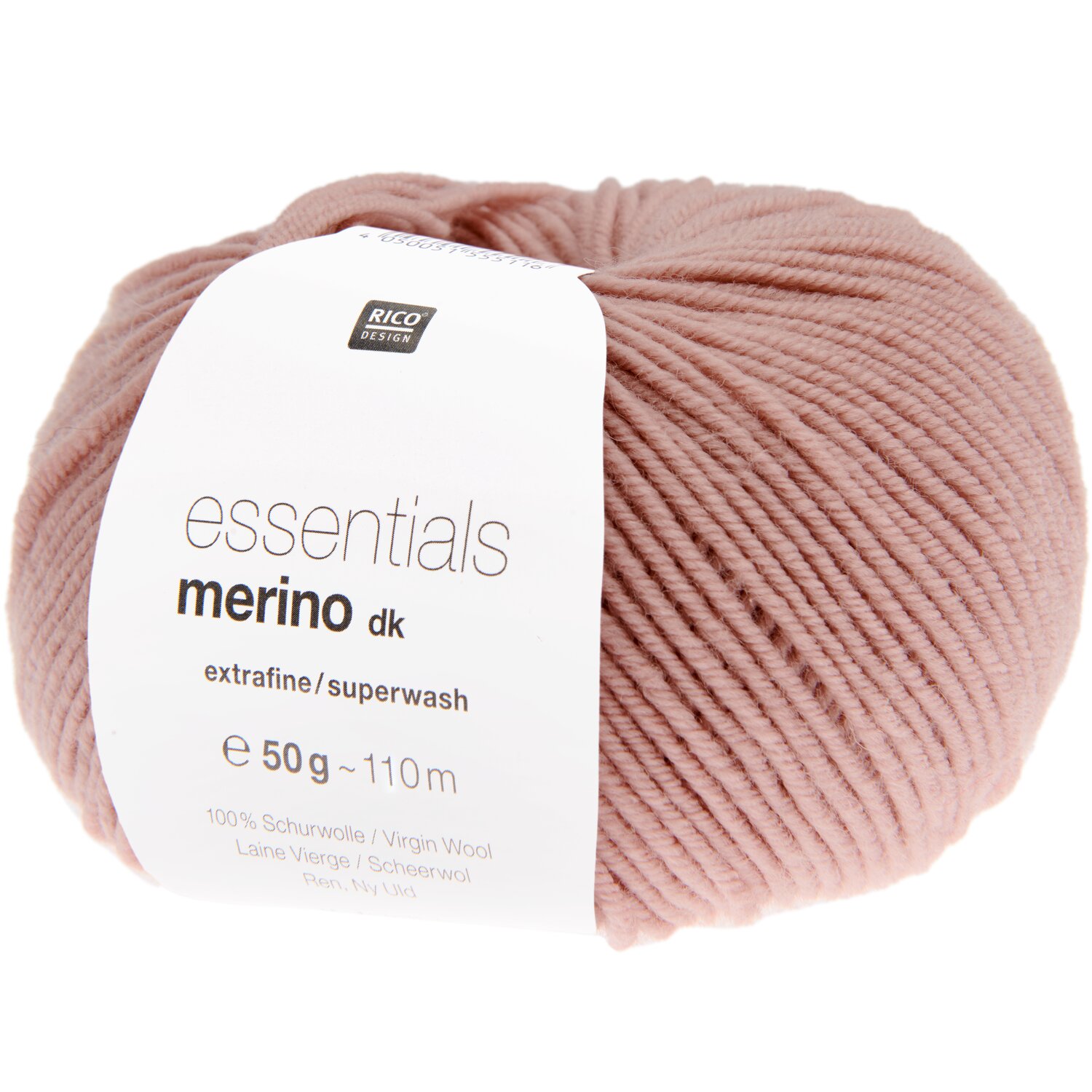 Essentials Merino dk 50g 110m Farbe Perlrosa von Rico Design