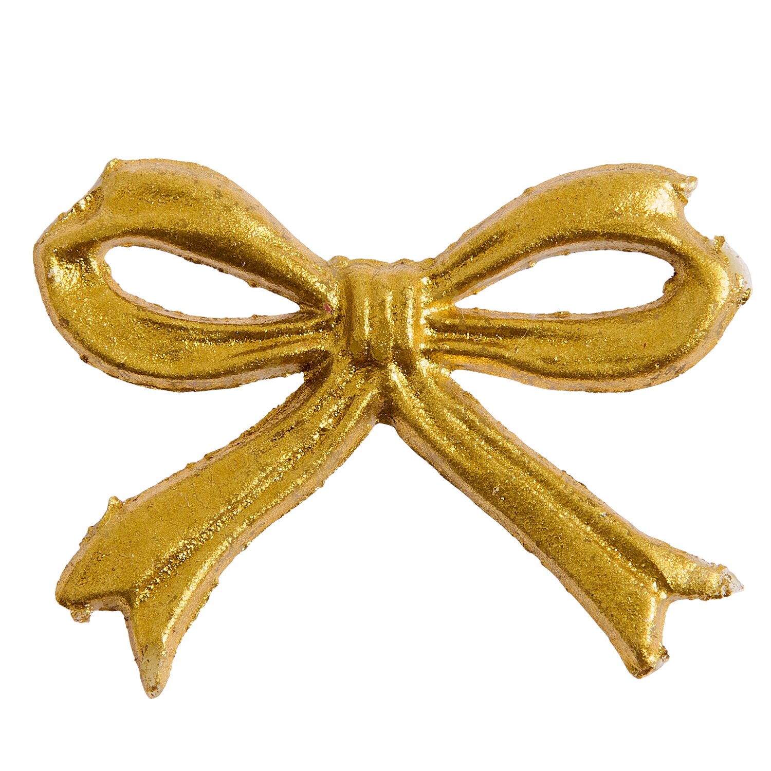Wachsdekor Schleife groß Farbe Gold von Rico Design