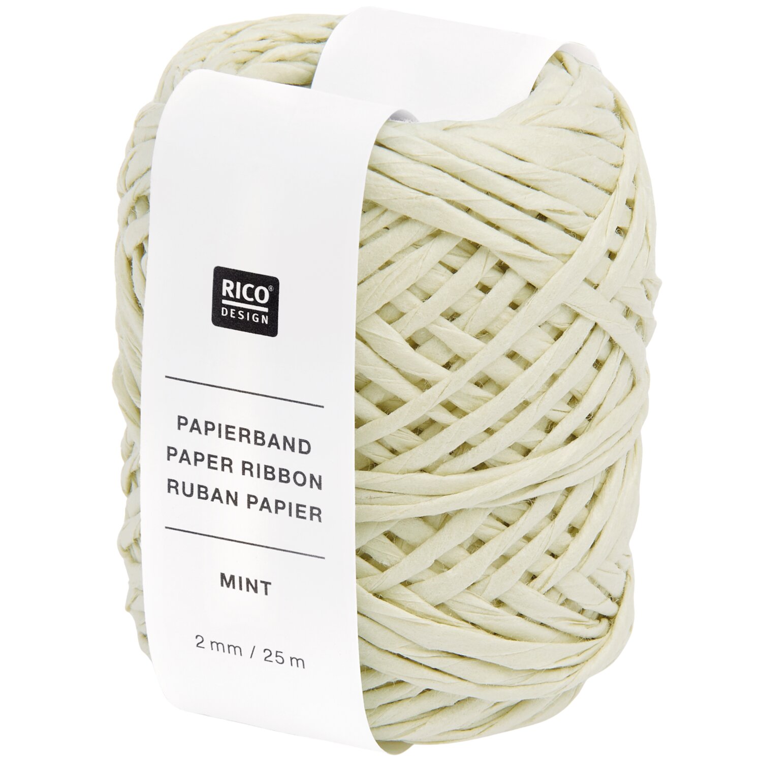 Papierband 2mmx25m Farbe Mint von Rico Design