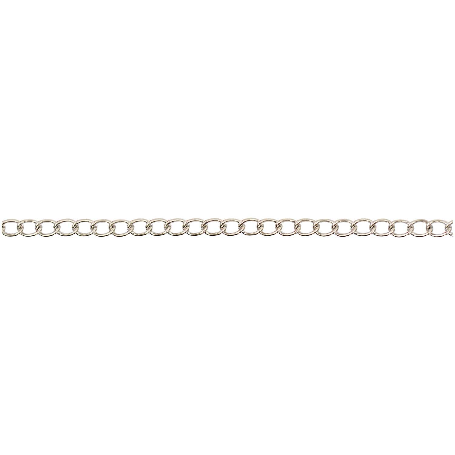 Gliederkette silber 6-7mm 1m
