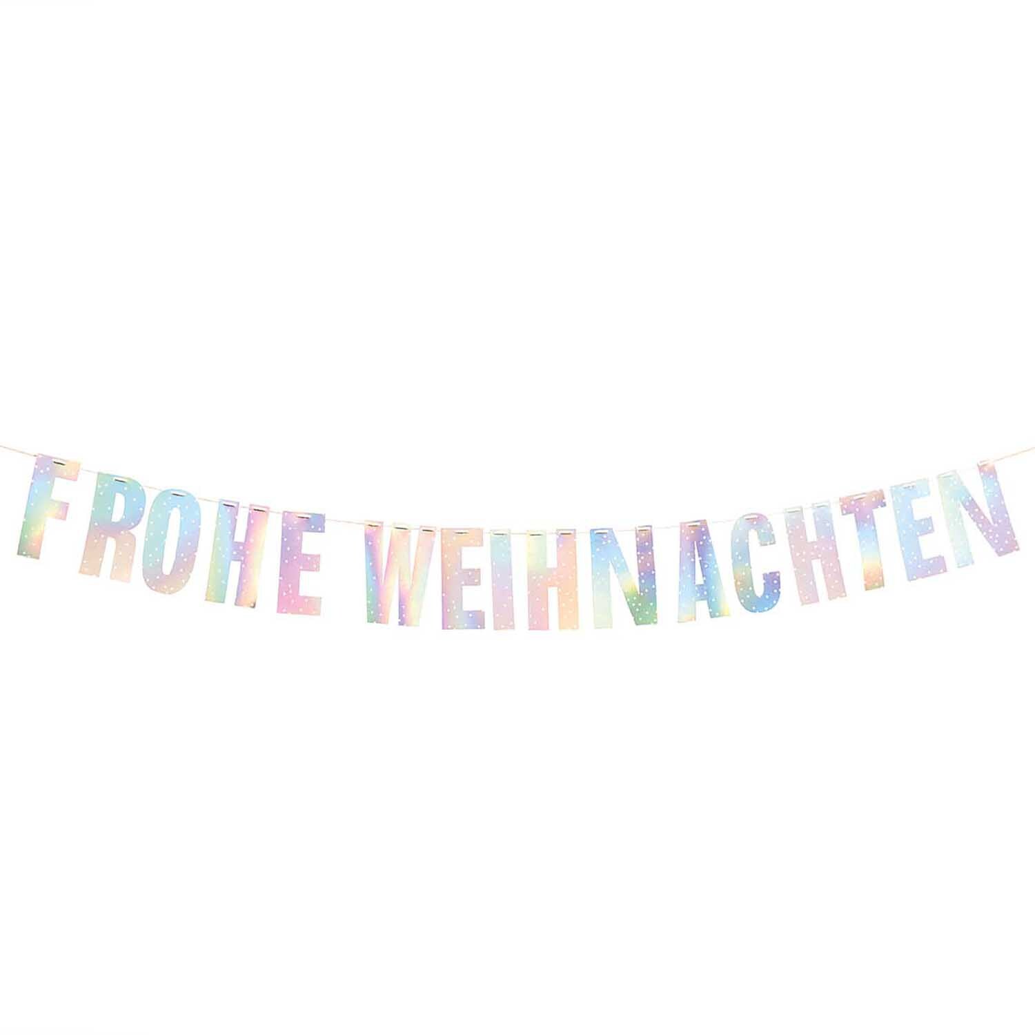 Paper Poetry Girlande Frohe Weihnachten 3m Hot Foil