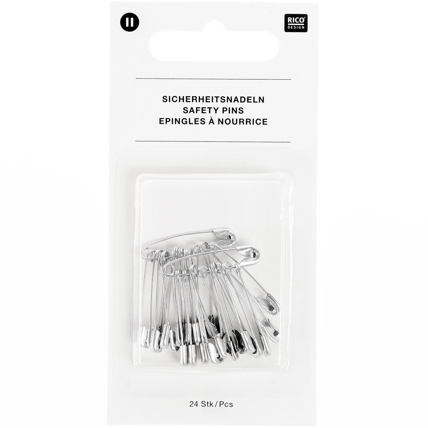 Sicherheitsnadeln 27mm 24 Stück von Rico Design