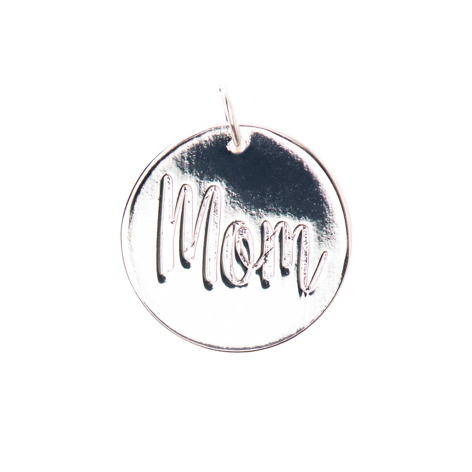 Mix it Up - Jewellery Anhänger Scheibe Mom silber Ø17mm Mix it Up - Jewellery Anhänger Scheibe Mom silber Ø17mm