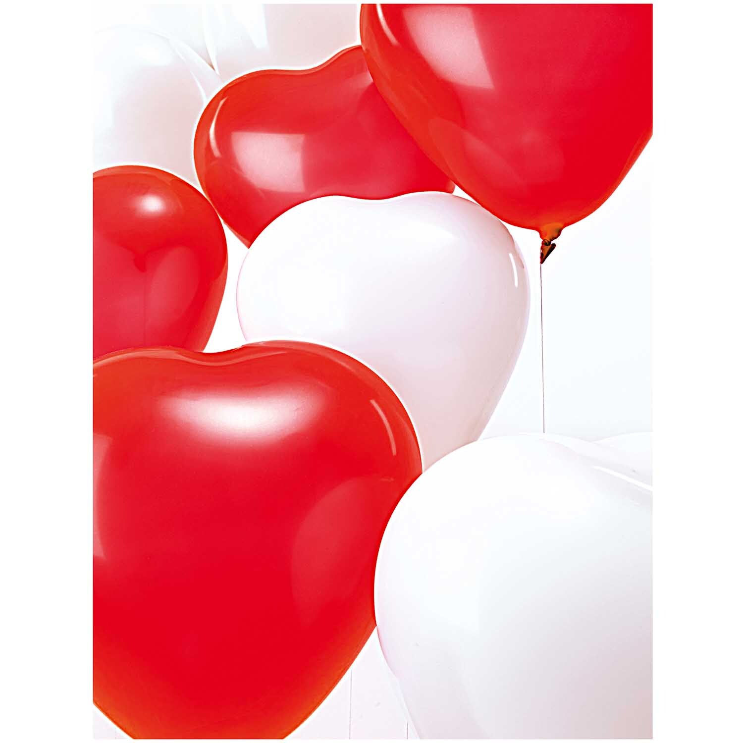 Luftballon Herz rot 30cm 12 Stück Luftballon Herz rot 30cm 12 Stück