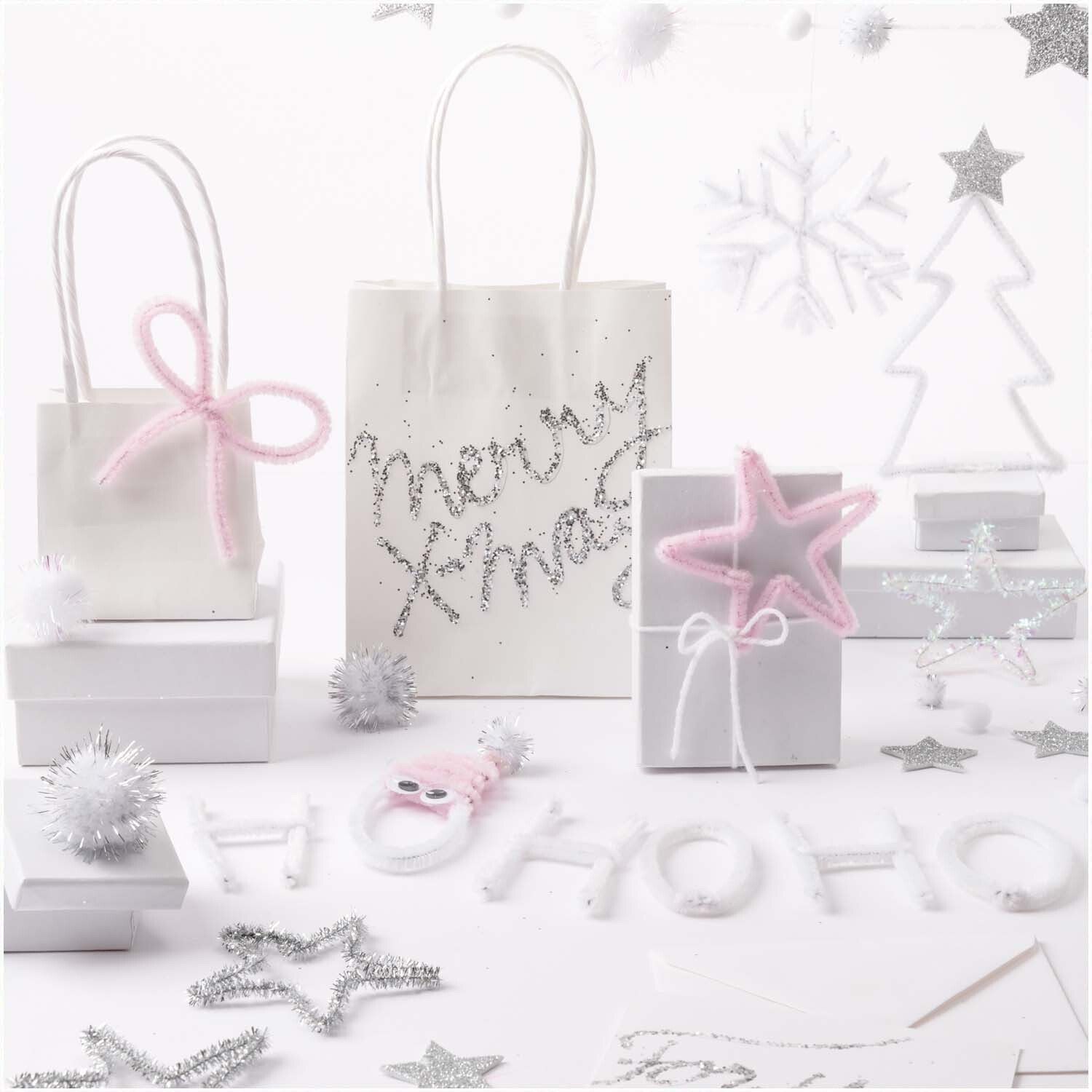DIY-Bastelset Weihnachten weiß