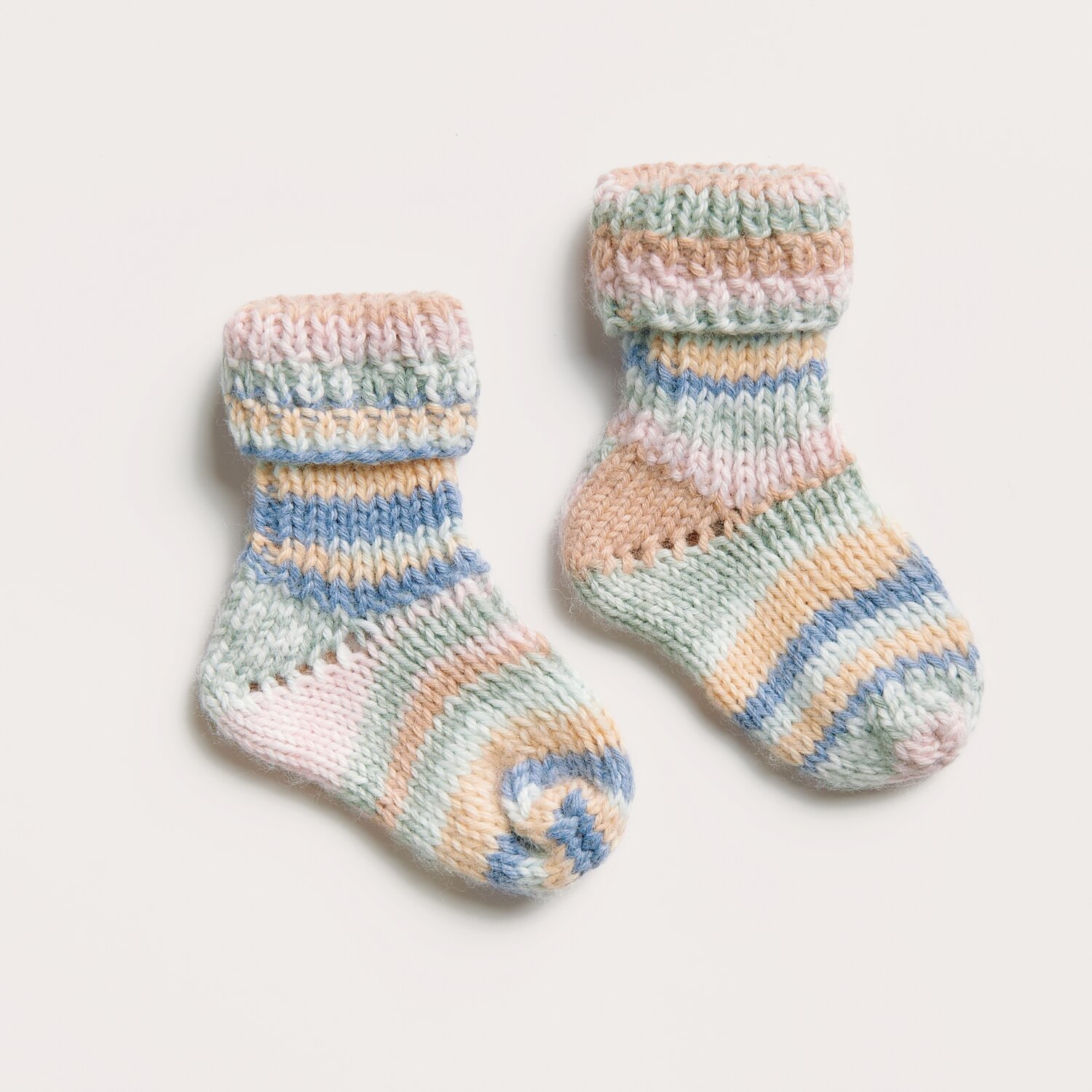 Strickset Socken Modell 20 aus Baby 042 von Rico Design