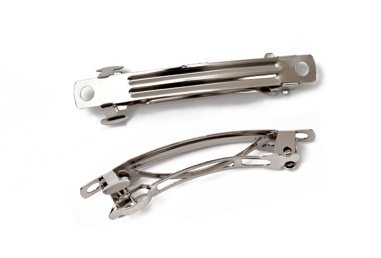 Haarspange silber 40mm 2 Stück von Rico Design