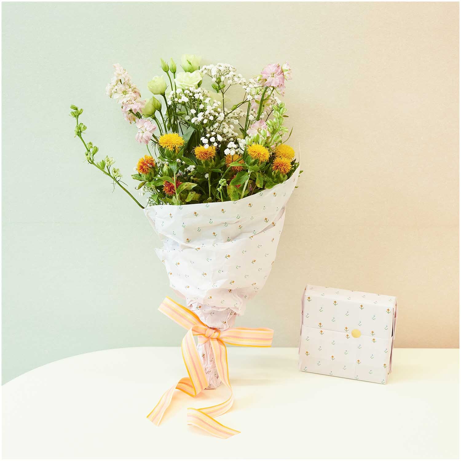 Seidenpapier Pixel Blumen Seidenpapier Pixel Blumen