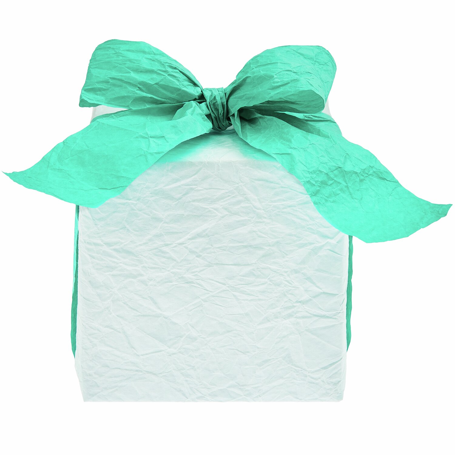 Knitter Papierbänder 3 Stück: Geschenk mit türkisfarbenem Band, dekorativ gebunden. Ideal für kreative Verpackungen.