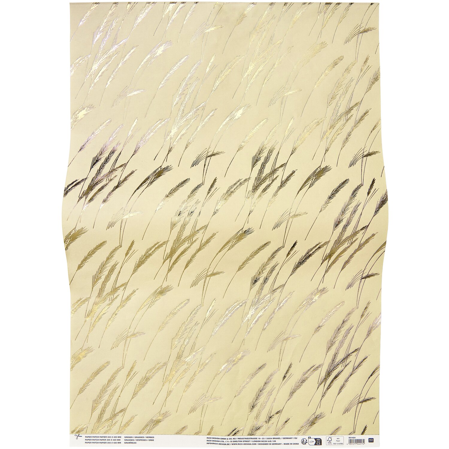 Paper Patch In the Meadow Gräser 30x42cm von Rico Design