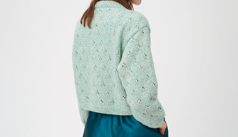 Strickanleitung Jacke aus Creative Cotton Flecky Fleece | KA00920